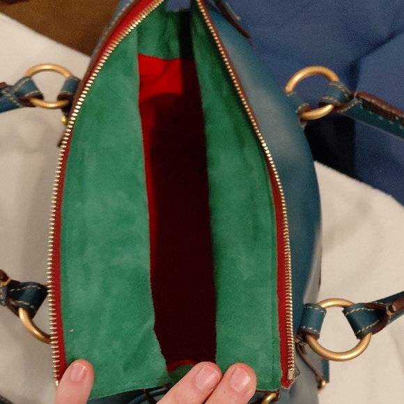 Dooney & Bourke Florentine Satchel In Demin (Large) - Picture 7 of 17